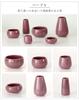 Ceramic Buddhist altar equipment perfect for a mini Buddhist purple "Momiji" 6-piece set, altar,