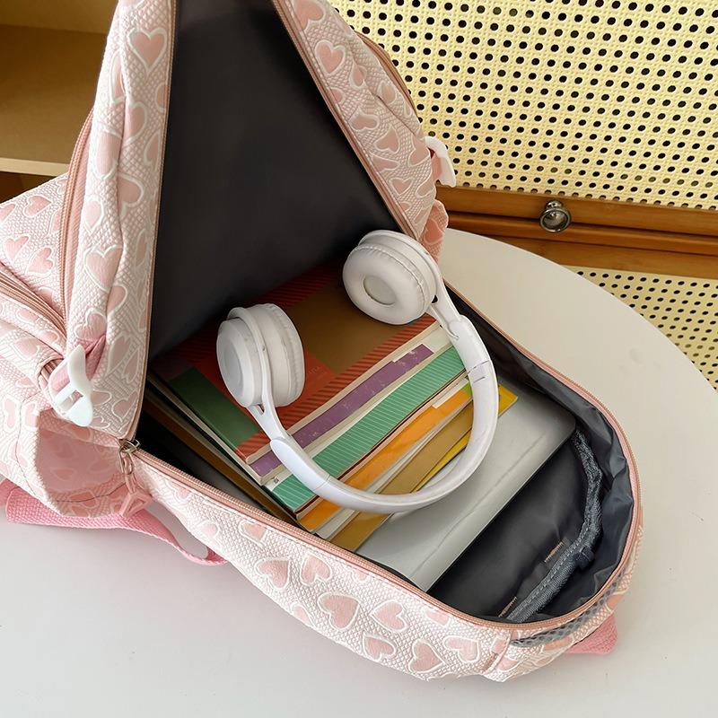 School season new campus student schoolbag female junior high school college student backpack large capacity travel leisure backpack