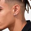Pendientes de Aro Punk de Moda sin Perforar con Clip para Hombres Mujeres, Brazalete de Oreja Magnético Pequeño, Clip para Hélice de Oreja Genial Hip Hop Unisex