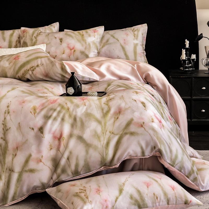New  Luxury 100% Tencel Bedding Sets - High - Density, High - Count for 1.5m/1.8m/2.0m Beds
