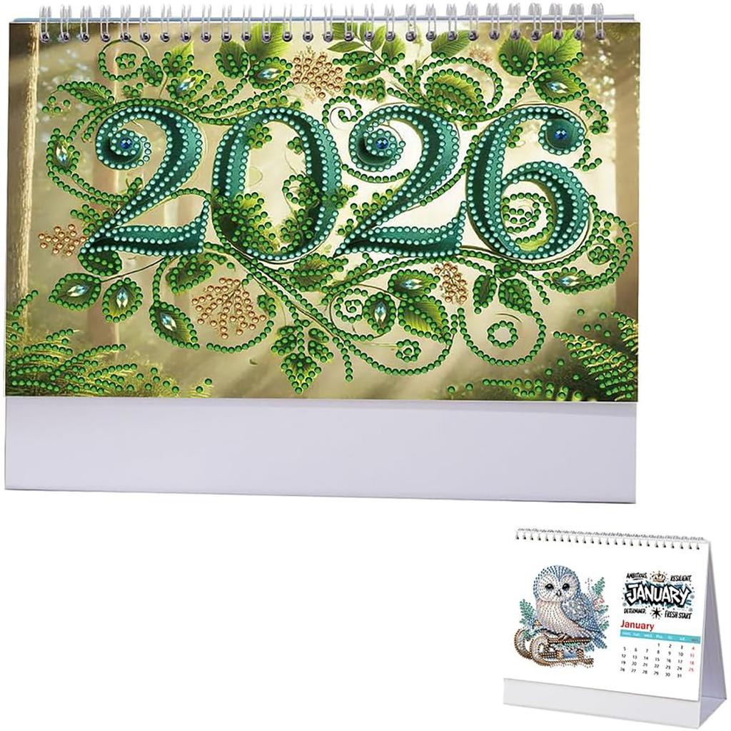 Generisch 2026 Table Calendar, 12 Months, 2026 Calendar, Desk Calendar, Standing Desk Calendar, 25 X 20.5 X 9 Cm, Gift For Your Heart