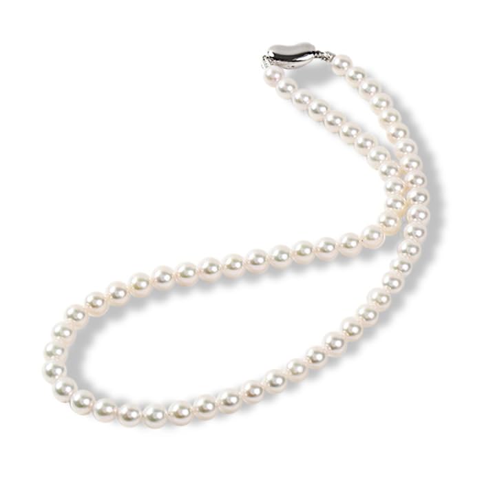 

Single pearl 925 14K white genuine Akoya for with gem identification certificate pearl with gem identification [OKKO] necklace, silver, 43cm, gold,
