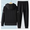 Hoodies Casual Hooded Sweatshirts Pants Thicker Jacket Men Tracksuit Sets