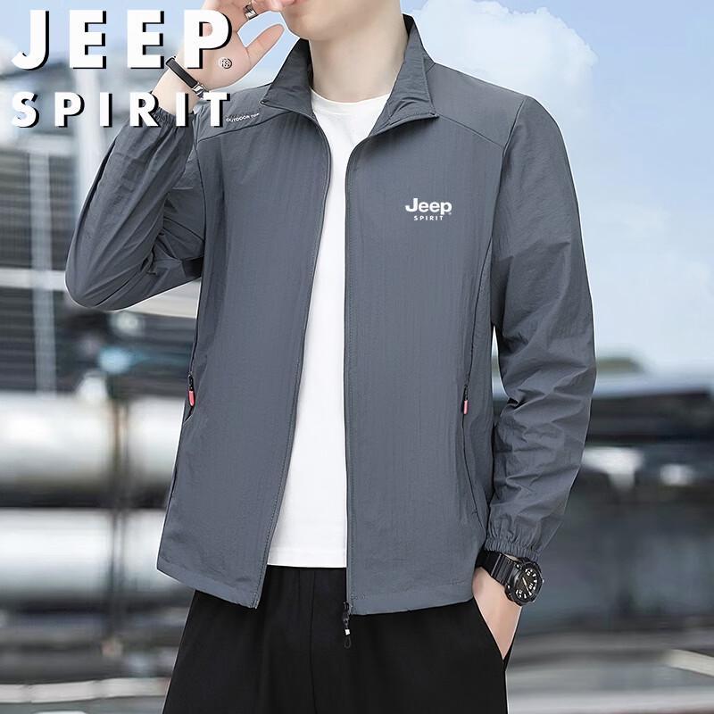 JEEP SPIRIT Men s Summer Sun Protection Apparel 4XL