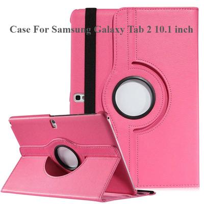 Case For Samsung Galaxy Tab 2 10.1inch 360 Degree Rotating Flip PU Leather Cover Tab2 N8000 N8010 N8020 N8005 Tablet Case