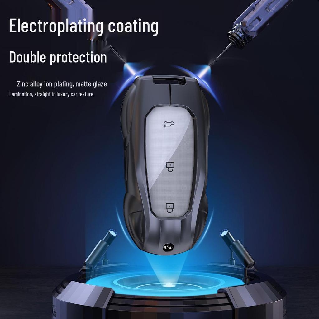 Li Auto L7/L6/L8/L9 Mega Key Protective Cover: High-End Car Key Case with Buckle