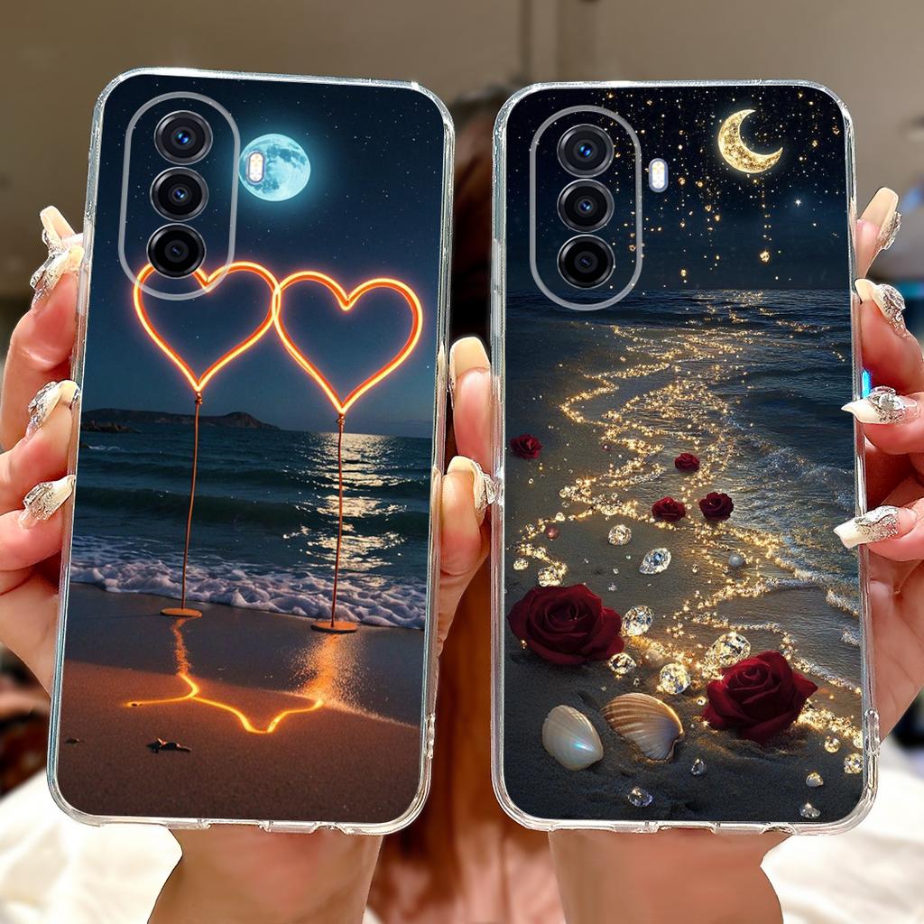 Für Huawei Nova Y70 Plus Hülle NovaY70 MGA-LX9 MGA-LX3 Neue Luxus Bemalte Abdeckung Weiche Silikonhülle Für Huawei Nova Y70 Plus Schale