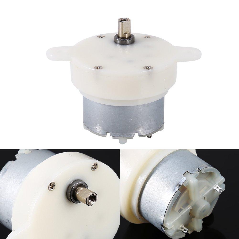 Low RPM DC Motor Slow Speed Motor High DC Motor 12V DC Electric Motor 3 RPM 4mm Shaft Micro Motor Slow Down Mute Motor, 12V Motor Slow RPM