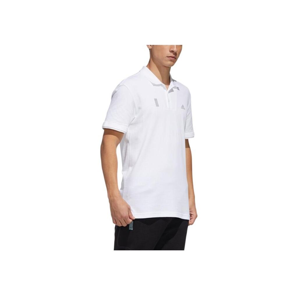 Adidas Essential Short Sleeve Polo Shirt Men Tops White GL0387