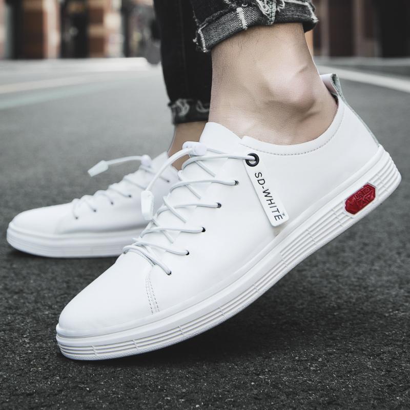 Fashion Fashion Brand Simple White Men's Leather Casual Shoes High-quality Brand Office Business Formal Shoes Men's Sports Oxford Shoes