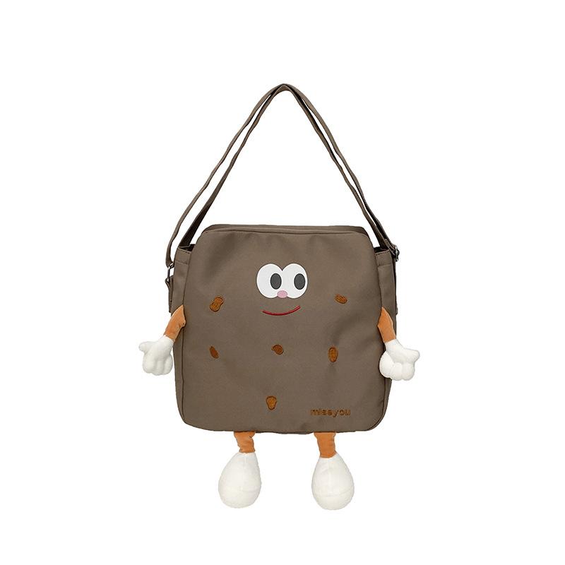 Cookies Tragetasche Damen niedlich Cartoon Schulter Umhängetasche große Kapazität kleine Umhängetasche