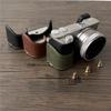 PU Leather Camera Half Case For Sony A6300 A6400 A6000 A6100 Bottom Opening Cover