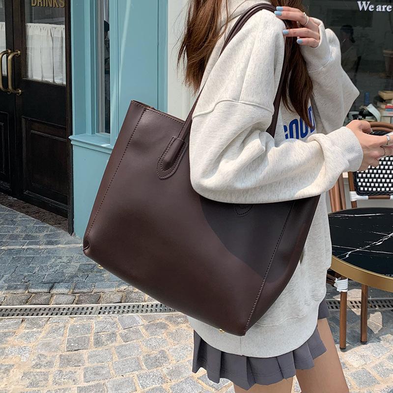 Vintage Tote Bag Commuter Bag Stylish Everything Large Capacity Single Shoulder Bag