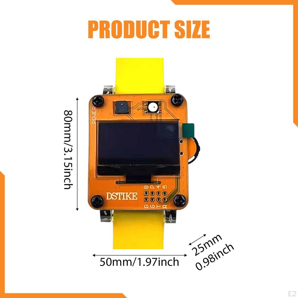 Deauther Smartwatch Development Board Educational Tool Protection Wristwatch Testing Networks for