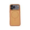 Apple 17 Pro Max Magnetic Skin-Feel Phone Case for iPhone 16: Frosted Color-Blocking with Large Window Protection