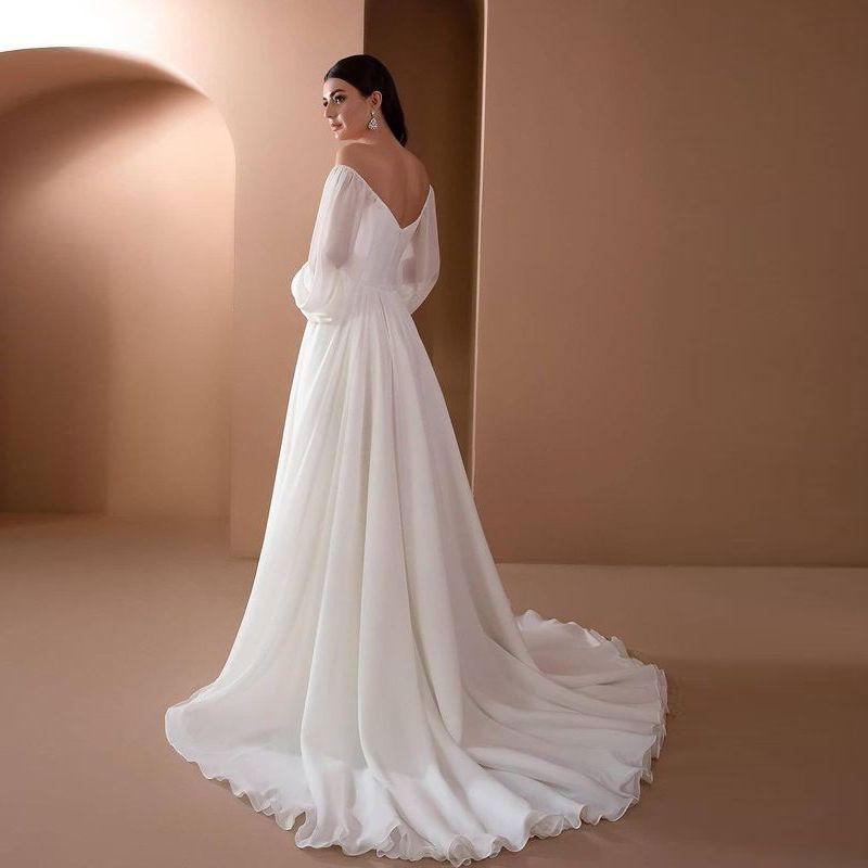 Women's off-the-Shoulder Formal Dress Silm Pure Color Long Dress Women Sexy Party Meeting Dress