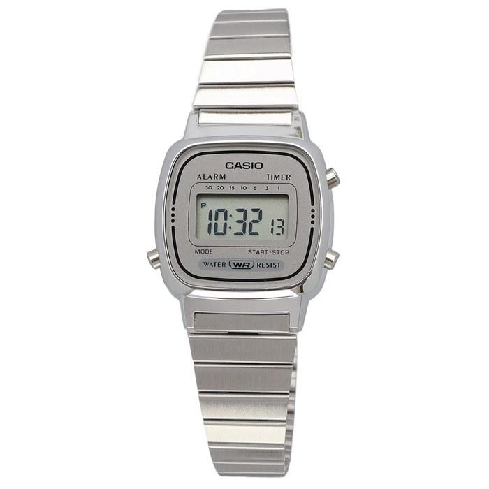 Casio LA670WA-7 Women's Digital Watch - Silver/Gray