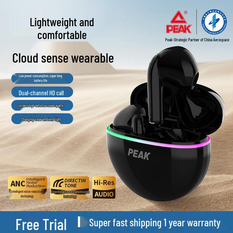 Peak 2026 Active Noise Cancelling Wireless In-Ear Sports Earbuds