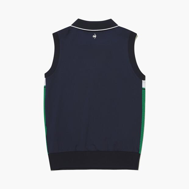 LECOQ GOLF Women'S Hybrid Sleeveless Sweater _Gren Gr222Lkp41