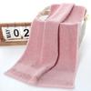 Plain Jacquard Cotton Towel Thickened Face Towel Water-absorbing Household Towel Pure Cotton Towel