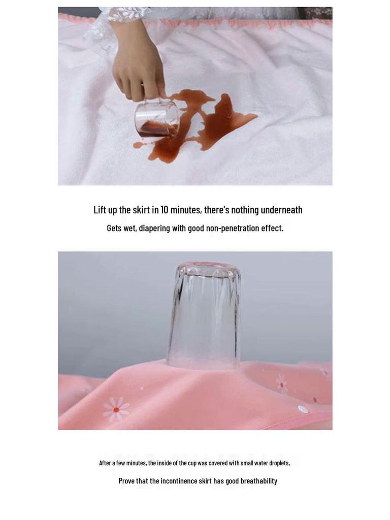 Nepropustná Omyvatelná Inkontinenční Sukně pro Dospělé a Starší Osoby