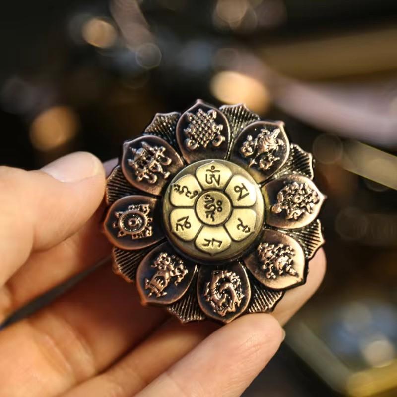 Zen Buddha Hand Spinner Metal Fidget Sensory Stress Relief Toys Fingertip Gyro Decompression Unique EDC Gadgets For Adults