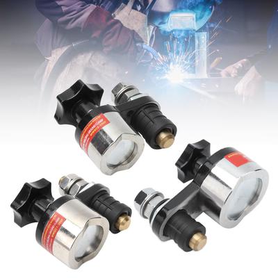 Aimant de mise à la terre pour soudage Pince de masse magnétique pour soudage à fixer Interrupteur marche/arrêt Support commutable Connecteur d'aimant de mise à la terre