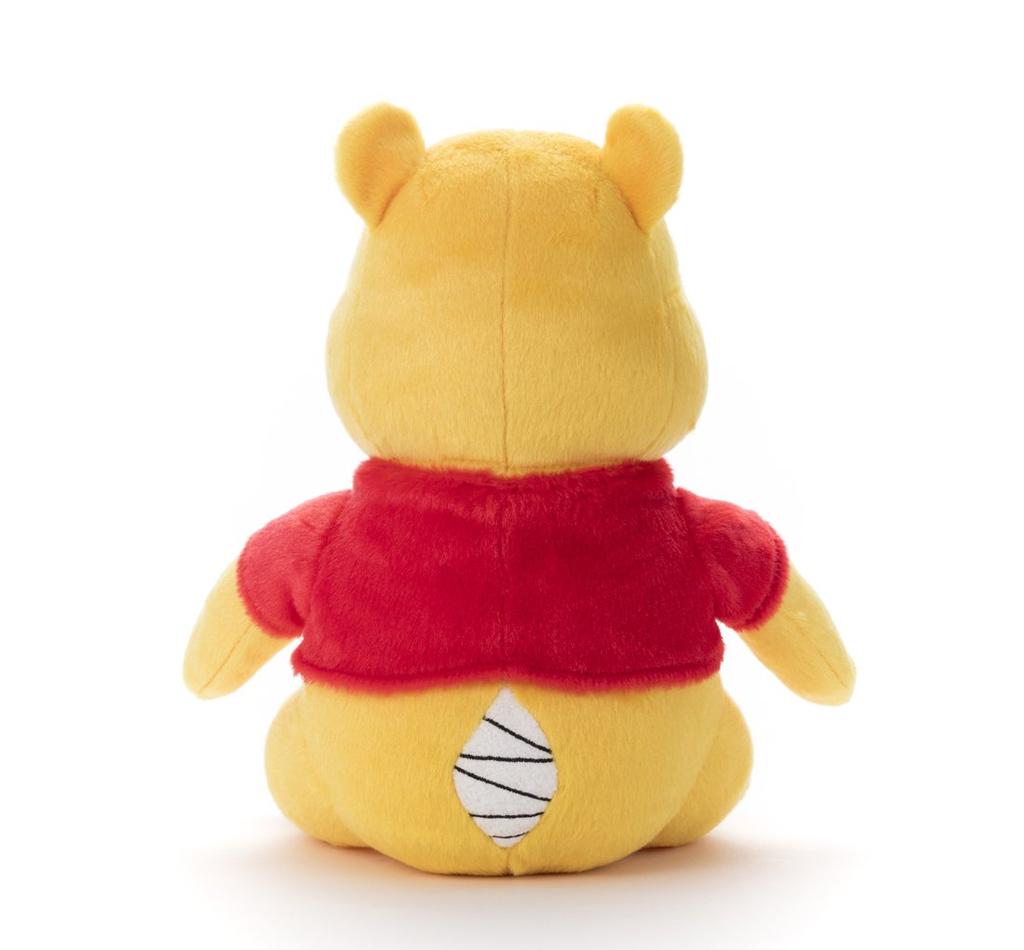 Disney Good Look Plush Toy Medium Winnie the Pooh Sitting Height 25cm