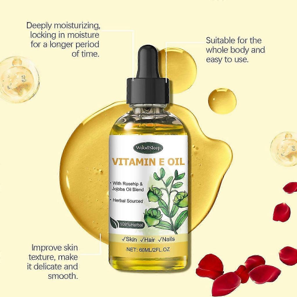 Vitamin E Oil For Skin, Natural Vitamin E Oil, Organic Vitamin E Body Oil, Vitamin E Oil For Face, Pure Vitamin E Oil For Hair & Scalp & Nail