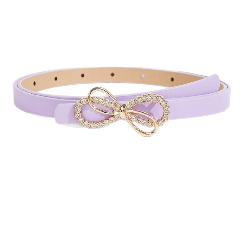 

Kids And Adults Butterfly Decor Belt With Butterfly Rhinestone Design For Casual Outfits 95cm фіолетовий