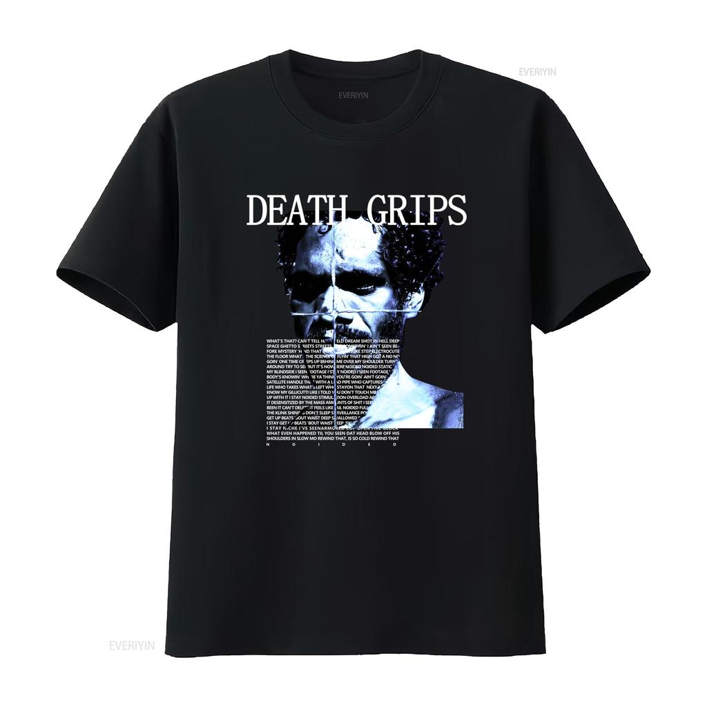 Maglietta in Cotone Tour Album Noided Band Death Grips Per Sb232 Vintage Leggermente Versatile Top alla Moda Per l'Uso Quotidiano
