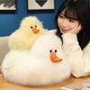Flauschige Enten-Stofftiere Niedliche Bauernhoftiere Weiße Gelbe Enten-Stofftiere Puppen Geschenk Heimdeko
