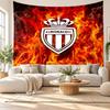 Monaco FC Wall Tapestry, Soft Fabric Wall Hanging, Decorative Backdrop For Bedroom Home Wall Art