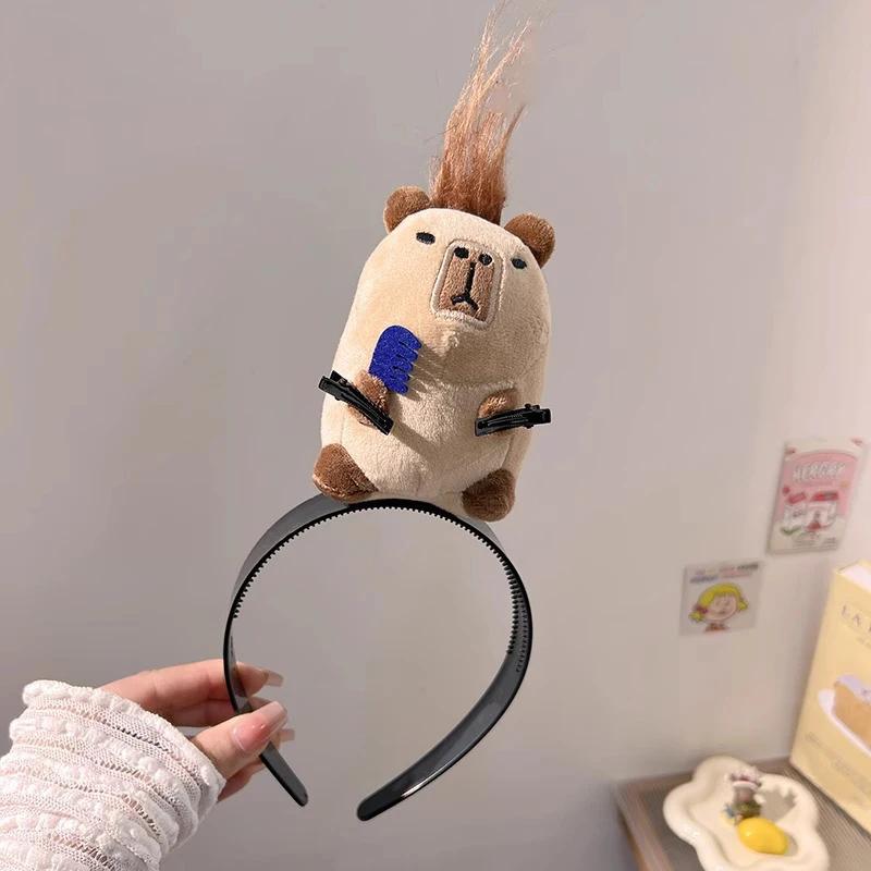 Capybara Haar Dekor Capybara Stirnband Geburtstagsgeschenk Kämm-Freak Spielzeug Geschenk für Kinder Haarschmuck Zubehör Partybedarf