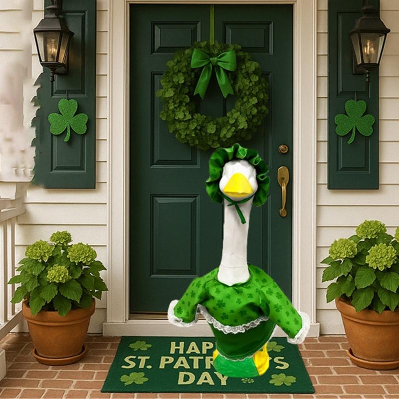 Durable Polyester Outfit Suit For Porch Geese Light Costume Designed For Patrick's Day Parties And Festival Event