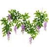 Wisteria Artificial Vine Hanging Flower Decoration for Ceilings and Pipe Covers