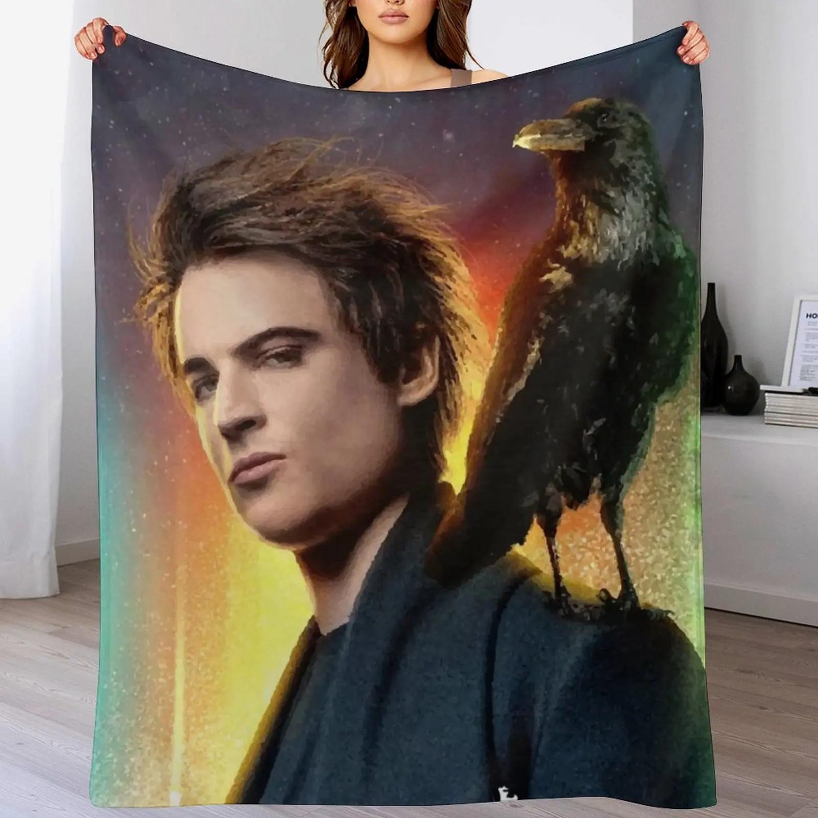 THE SANDMAN 2022 | Morpheus and Matthew | fantasy drama television series raven #thesandman Throw Blanket decorative Blankets 75X95CM