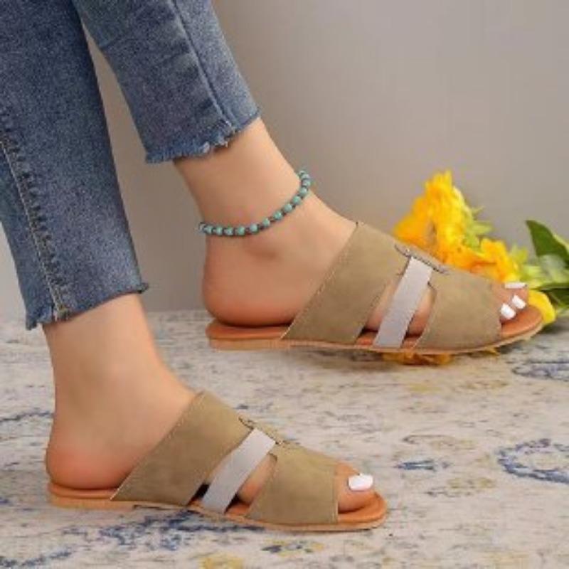 

Slippers spring new women s shoes large size women s sandals flat slippers women 43 хаки