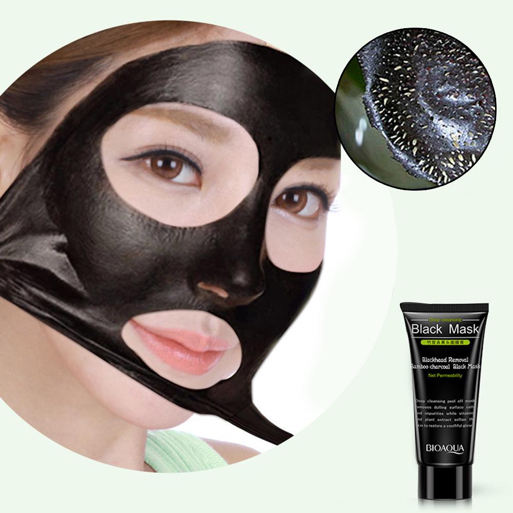 Nettoyage en profondeur 60g soins des points noirs Peel noir acné contrôle de l'huile hydratant soin de la peau masque crème