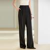 Women's High-Waisted Loose Straight Suit Pants