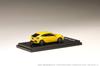 HJ64 Scale Honda Civic Hatchback 2020 Custom Version Yellow Finished Product 1/64 (FK7) (Custom Color)