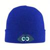 Inside Out Envy Costume Big Face Knitted Hat Autumn Winter Skullies Beanies Warm Cartoon Anime Cap Female Male Acrylic Skullcap