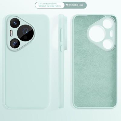 For Huawei Pura 70 Pro Case Precise Cutouts Liquid Silicone+PC Shockproof Phone Cover