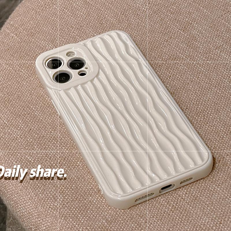 Simple Water Ripple Pattern Design Phone Cover For For Iphone Air 11 12 13 14 1 16 17 Pro Max XS XR X Case
