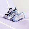 Anta Kids Synthetic Leather Trendy Versatile Lightweight Shock Absorbing Low Top Running Shoes Kids sneaker Black White Blue A22439919N-2