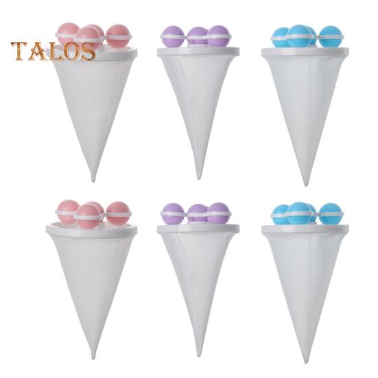 

6 шт., средство для удаления шерсти домашних животных, многоразовый дизайн, сетчатый захват для ворса, эффективный фильтр для стирки шерсти домашних животных, инструмент для удаления ворса разноцветный