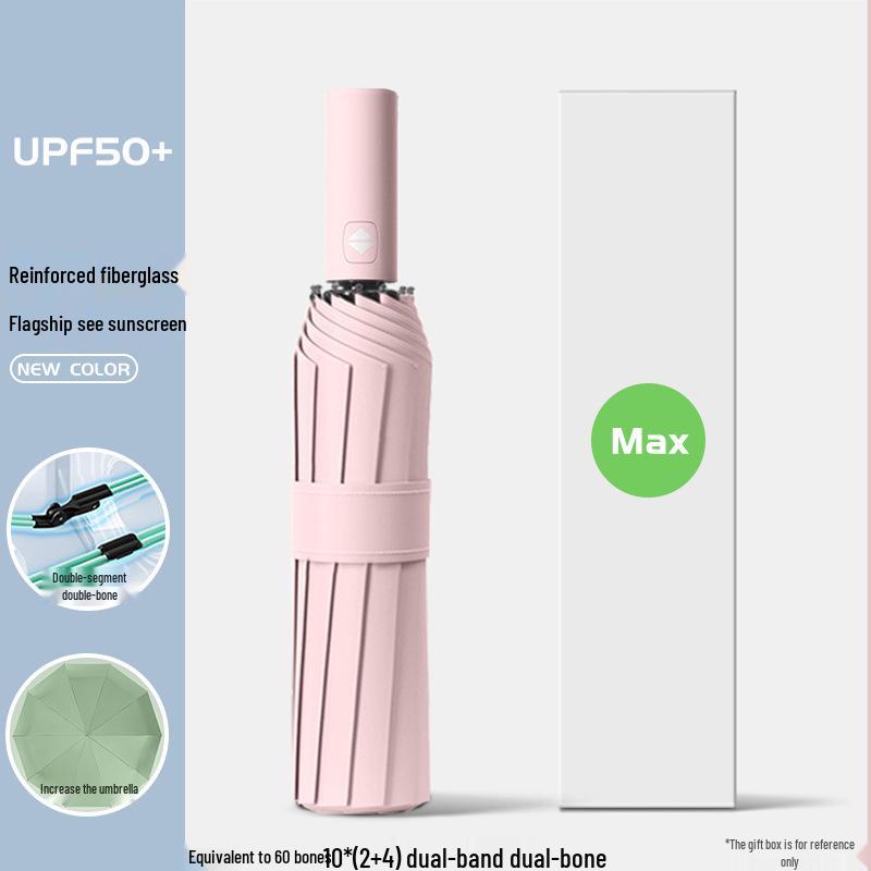 288-Bone Windproof & Stormproof Large Folding Dual-Use Umbrella for Men & Women