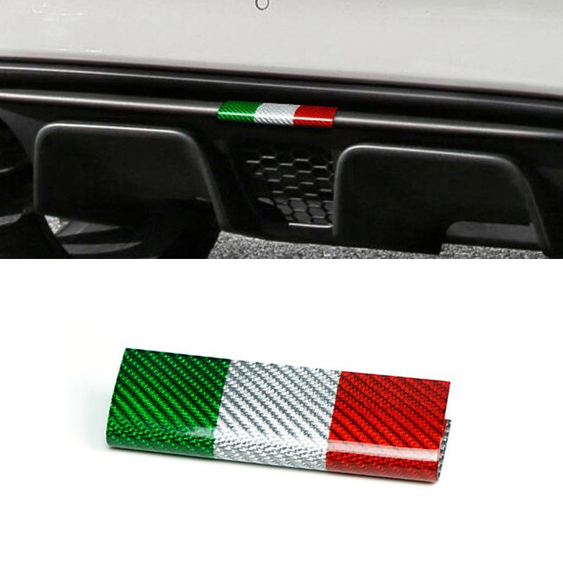 Fiat Abarth 595 Echtcarbon Heckstoßstangenlippe Dekorativer Aufkleber