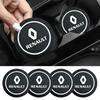1/2pcs New Car Water Cup Slot Coasters Anti-Slip For Renault ZOE QM6 Austral Kardian Rafale Kangoo Arkana Clio Koleos Megane 2 S999