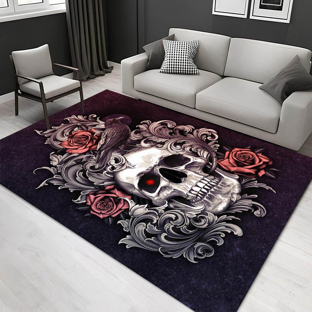 

1pc 1600406654Pattern Carpet, Area Rug For Living Room Bedroom Room Bed Chair Laundry Entryway Corridor Yard Non-slip Outdoor Camping Rug Fl 60cm by 90cm